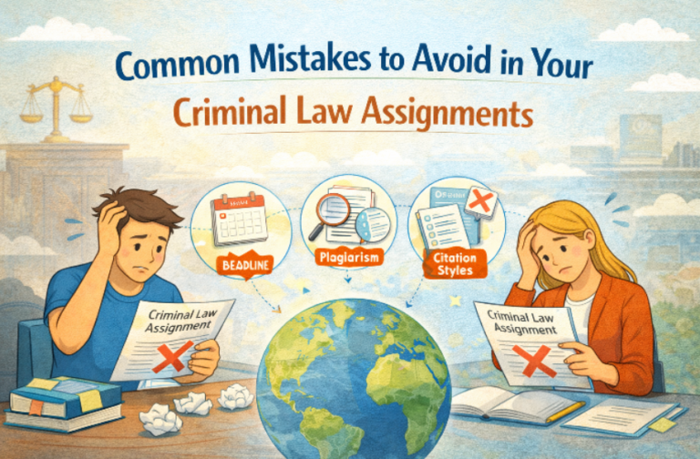 Common Mistakes to Avoid in Your Criminal Law Assignments: A 2026 Guide