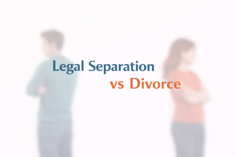 The Difference Between Legal Separation and Divorce