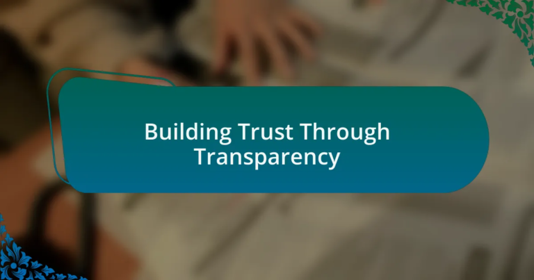 Trust Through Transparency: How Whistleblowing Builds Workplace Integrity