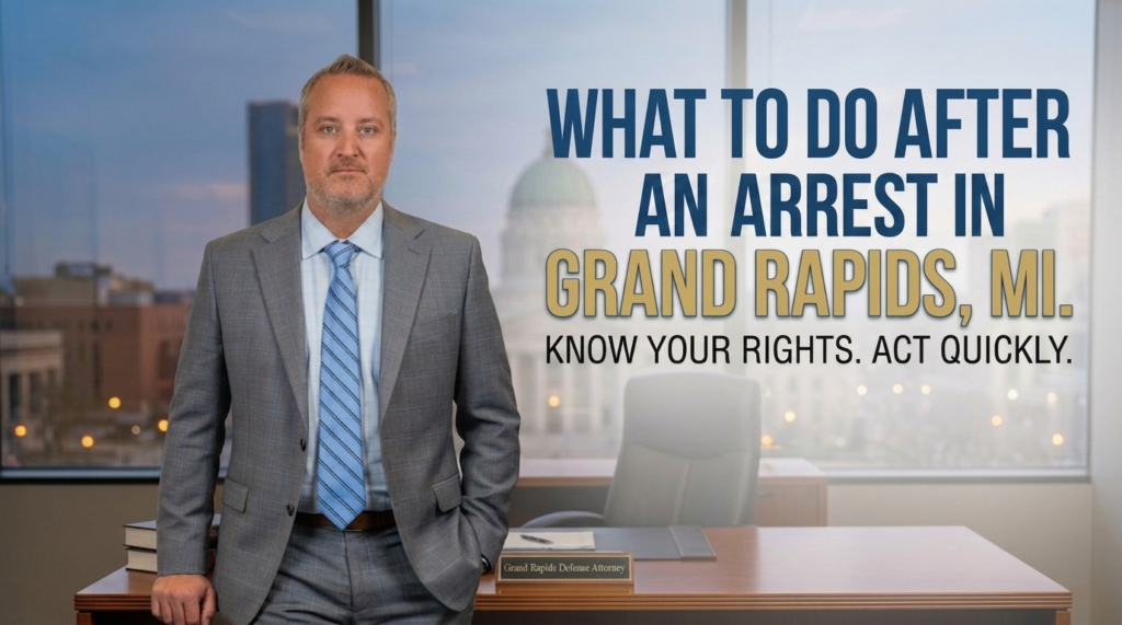 What to Do After an Arrest in Grand Rapids, MI: A Complete Criminal Defense Guide
