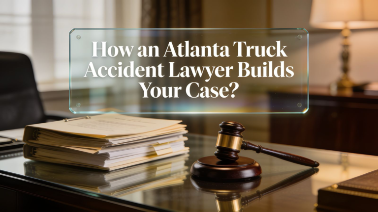 How an Atlanta Truck Accident Lawyer Builds Your Case?