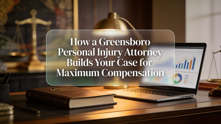 How a Greensboro Personal Injury Attorney Builds Your Case for Maximum Compensation