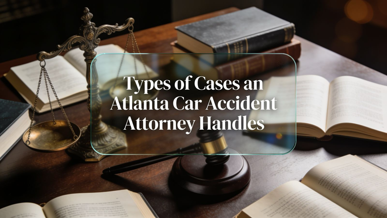 Types of Cases an Atlanta Car Accident Attorney Handles